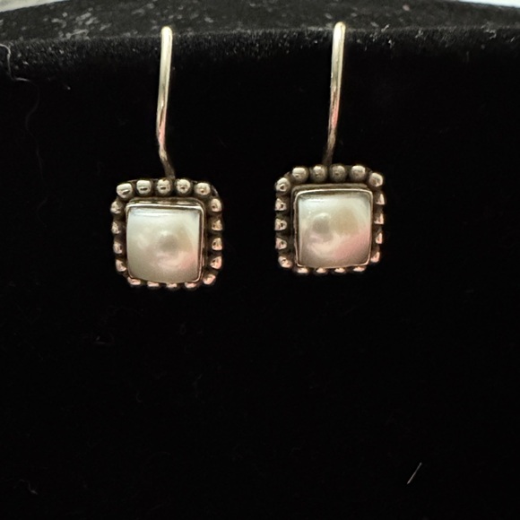 Silpada Jewelry - Silpada Sterling Silver .925 earrings with pearl stone